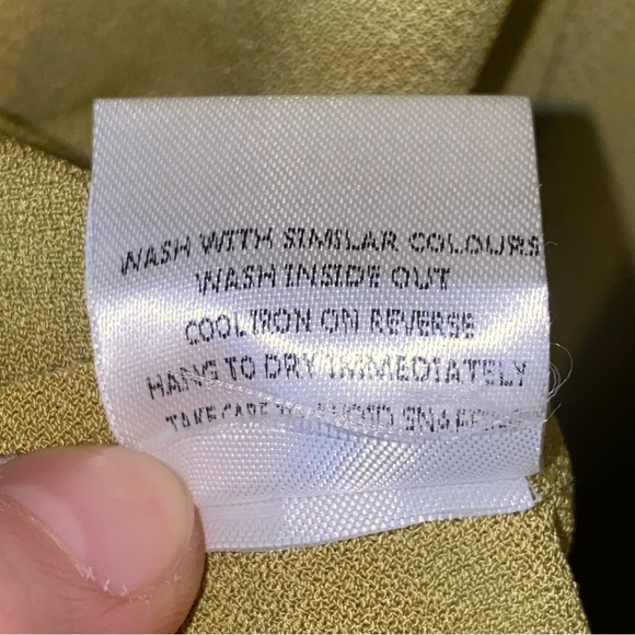 NWT Micas Olive Green Cut Out Maxi Dress, Size XL - Picture 11 of 11